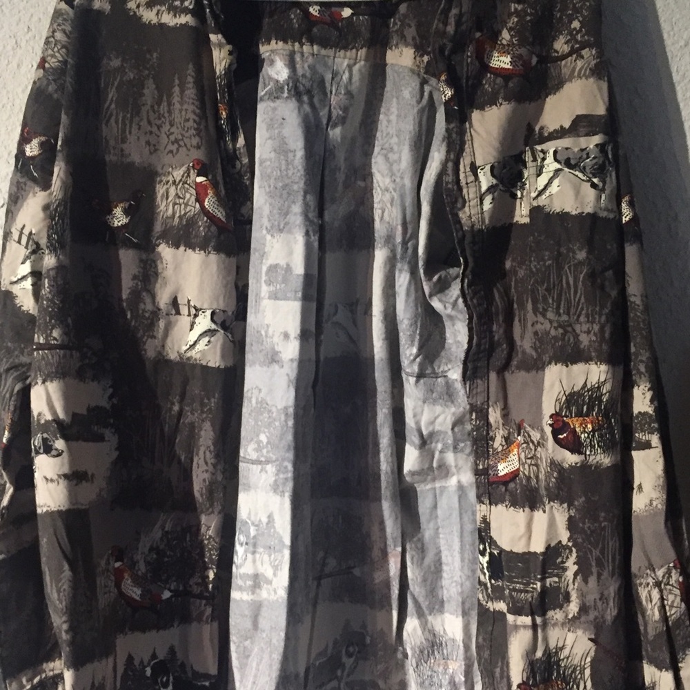 Button Down Outdoor Life SZ L 42/44 Camo Shirt - Picture 2 of 11